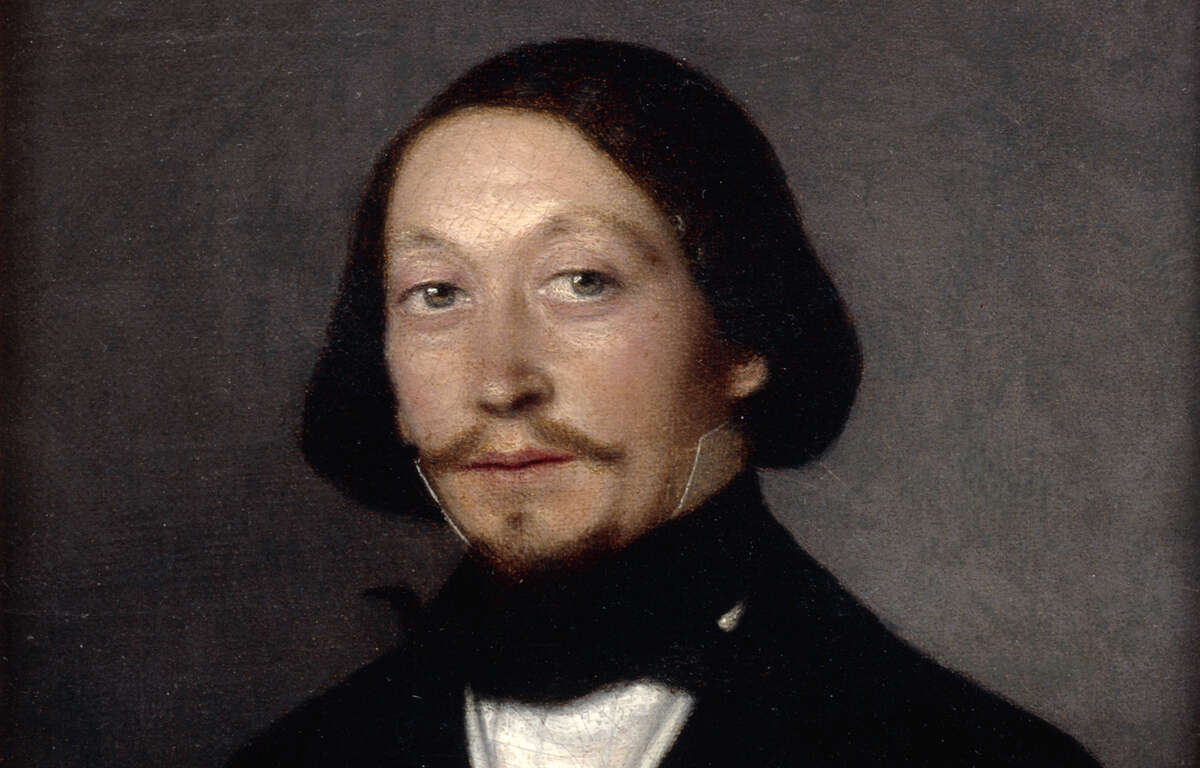 Der Berliner Komponist Louis Lewandowski hier auf einem Portrait von 1850