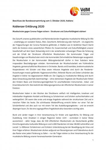 Cover 2020_10_03_vdm-bundesversammlung_koblenzer-erklaerung-beschluss.jpg 