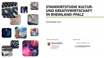 Cover Standortstudie Kutlur- und Kreativwirtschaft in Rheinland-Pfalz 2021