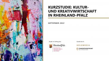 Cover Kurzstudie Kultur- und Kreativwirtschaft Rheinland-Pfalz 2022