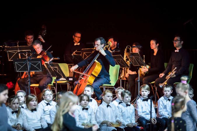 „Music creates perspectives“, long-term initiative between the Potsdam Chamber Academy and the District School in Drewitz