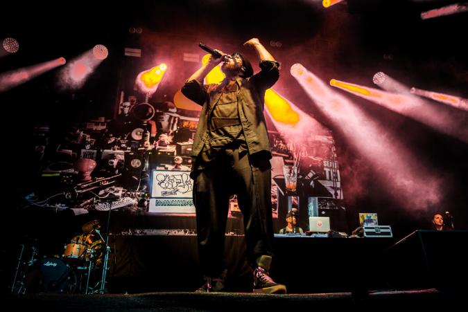 Foto: The rapper Samy Deluxe at the c/o pop Festival (2018)