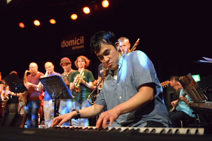 Die inklusive Band just fun der Musikschule Bochum im Jazzclub domicil in Dortmund 2022