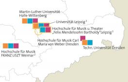 Teaser: Topografie der Ausbildungsstätten für Musikwissenschaft in Deutschland