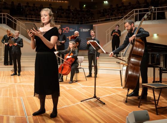 Ensemble Neue Kammer beim Festkonzert zum 70-jährigen Bestehen des Deutschen Musikrats in der Philharmonie Berlin
